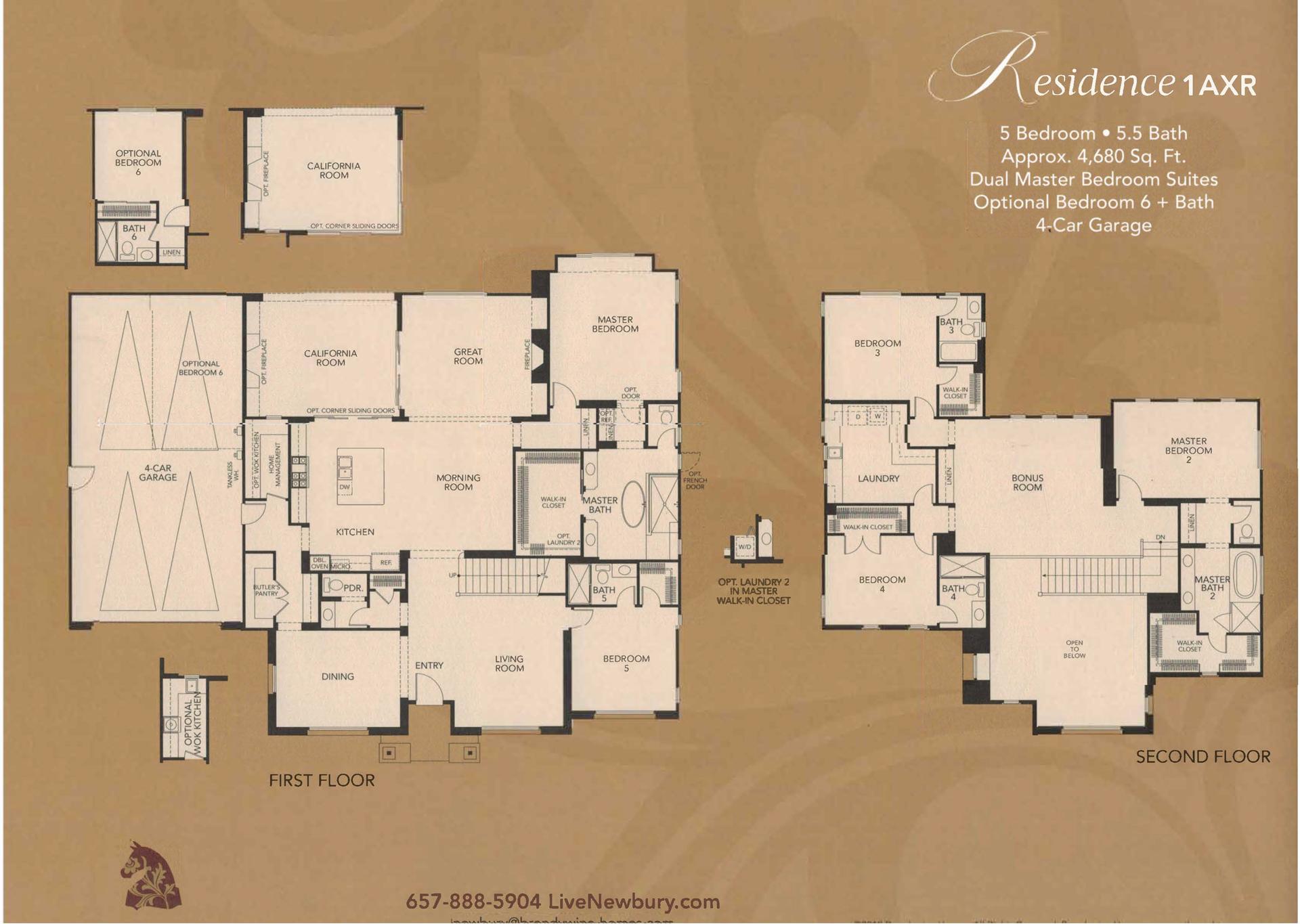 Las Vegas and Henderson Home Styles - 2 Master Bedrooms